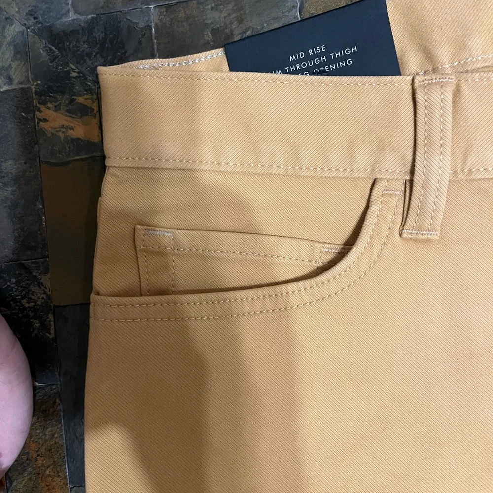 Banana Republic Men's Mustard Slim Traveler Pants 31x30 - Picture 4 of 6